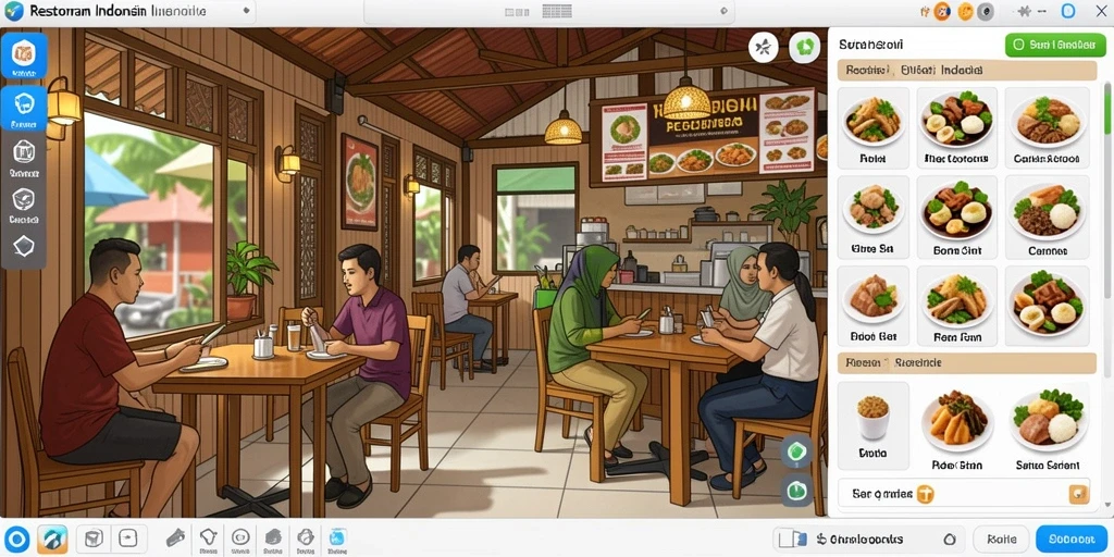 Tampilan antarmuka CIPIT88 yang menarik dan sederhana.