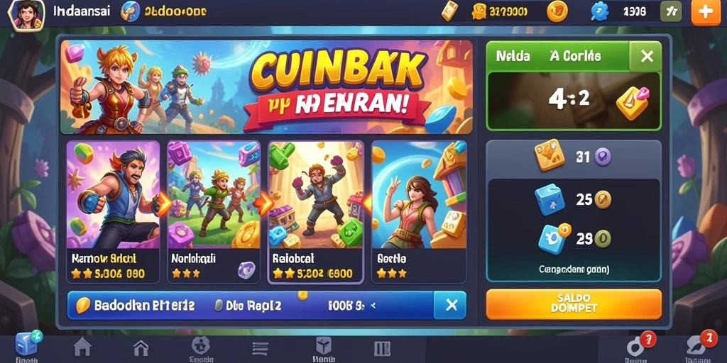 Tampilan antarmuka pengguna yang intuitif.